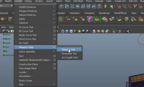 maya进行测量距离的图文操作