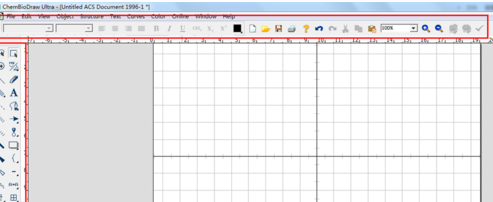ChemDraw工具栏不见了的处理操作
