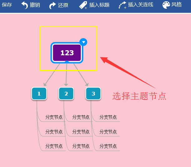 迅捷思维导图给导图加编号的操作流程