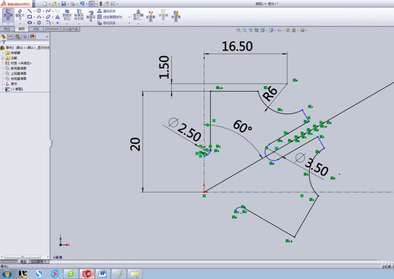 SolidWorks打造外棘轮的操作流程