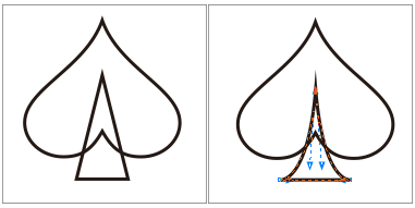 CDR制作扑克牌四个花色的详细操作