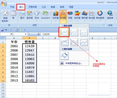 Excel设置折线图横坐标的图文操作