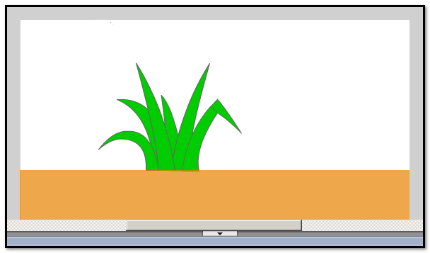 flash绘制绿色小草的操作流程