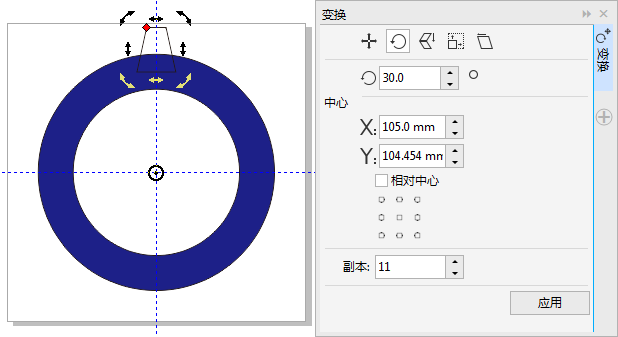 CDR制作齿轮零件模型的图文操作