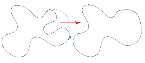 AI使用铅笔工具做出光滑线条的详细操作过程