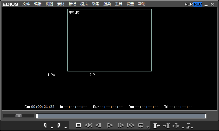 edius编辑多机位模式的图文操作