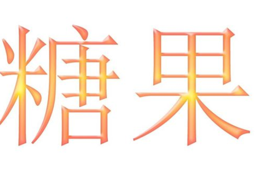 photoshop做出糖果效果文字的图文操作