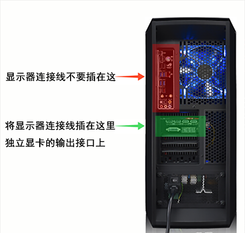 将显示器接在独立显卡上的方法(以逆水寒为例)