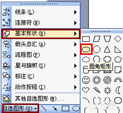 PPT用自选图形制图的操作过程