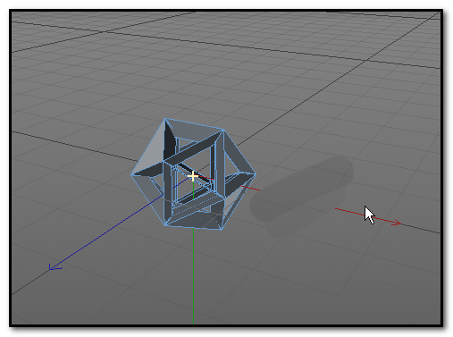 C4D制作镂空效果宝石模型的图文操作