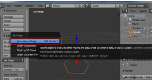 blender制作蜂巢网格的操作过程