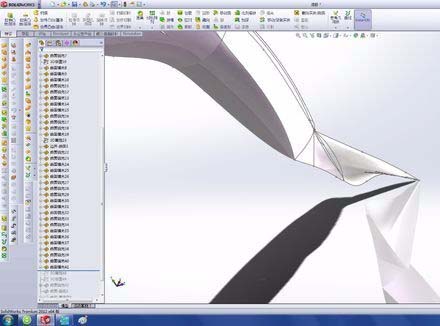 solidworks做出海豚的操作流程