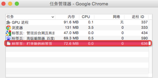 chrome浏览器关闭后台网页的操作过程