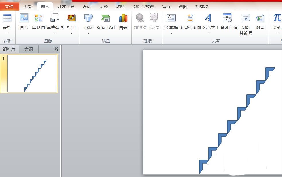 ppt制作一个小孩上楼梯动画效果的详细操作