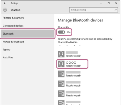 索尼WI-1000X耳机连接win10电脑方法讲解