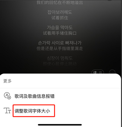 网易云音乐怎么设置歌词字体大小