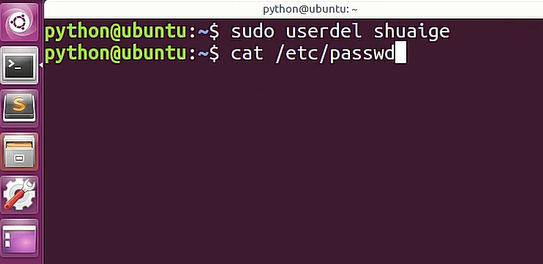 Ubuntu删掉账户的操作流程