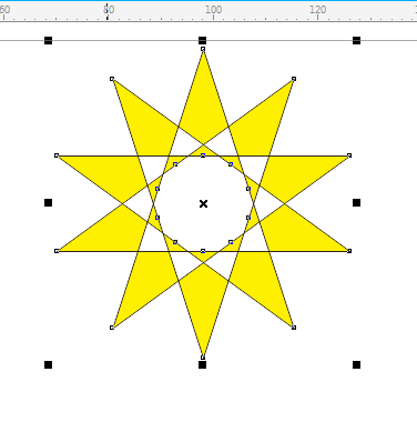 cdr通过复杂星形工具做出图形的操作流程