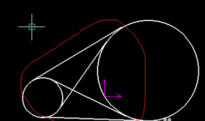 caxa制作切线的简单操作