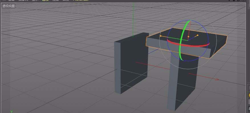 c4d建模立体小石凳模型的图文操作