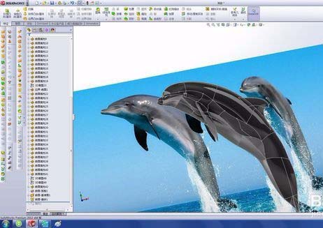 solidworks做出海豚的操作流程