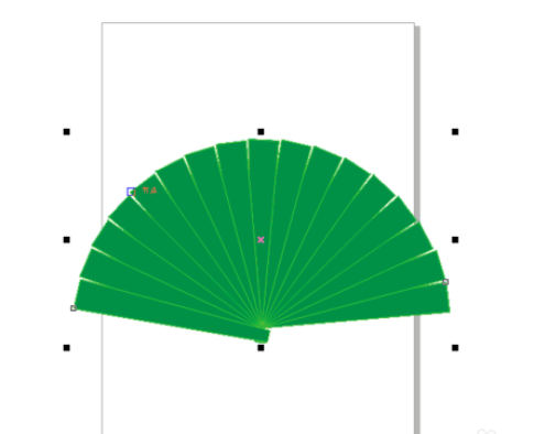 cdr制作扇子的基础操作讲解