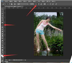 Photoshop CC调节照片曝光度的操作过程