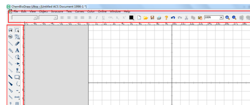 ChemDraw调出画图工具的基础操作