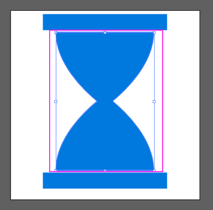 AI绘制沙漏图标的详细操作