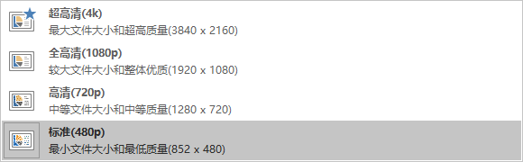 PPT把文件导出保存成超清视频的基础操作