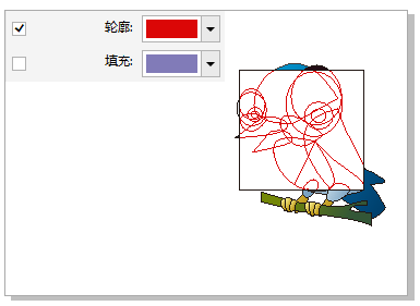 CDR制作线框透镜效果的操作流程