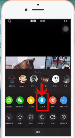 在抖音APP里将视频分享到QQ群的详细操作