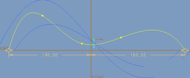 ProE创建双向边界混合曲面的具体操作