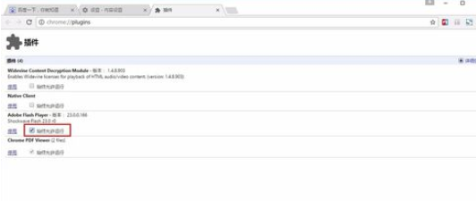 chrome浏览器打开flash插件的基础操作