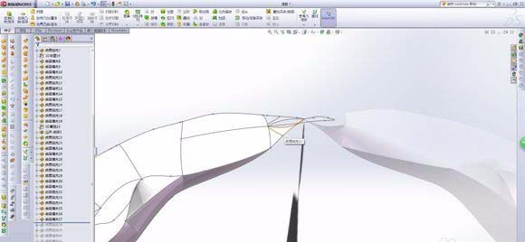 solidworks做出海豚的操作流程