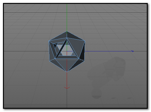 C4D制作镂空效果宝石模型的图文操作