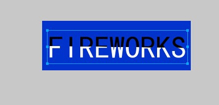 Fireworks制作黑白立体字的操作流程