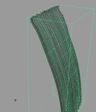 maya制作窗帘的操作过程