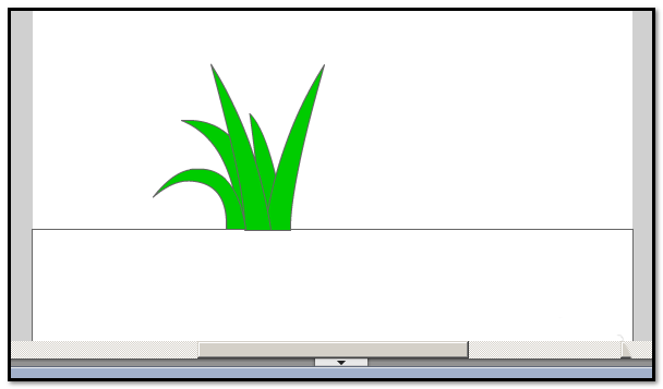 flash绘制绿色小草的操作流程
