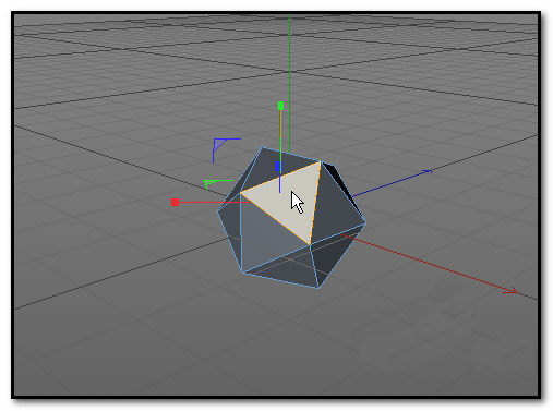 C4D制作镂空效果宝石模型的图文操作