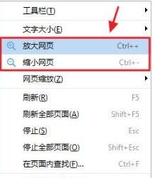 在2345智能浏览器中进行放大缩小页面的具体步骤