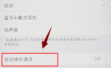 iPhone中取消自动接听的具体介绍