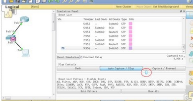 cisco packet tracer开启模拟模式的操作流程