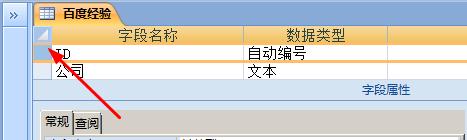 access报表自定义设置主键的详细操作